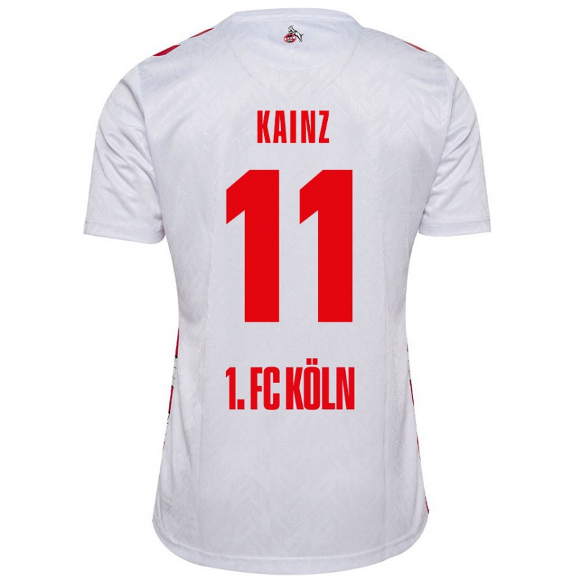 Kandiny Kinder Florian Kainz #11 Weiß Rot Heimtrikot Trikot 2024/25 T-Shirt