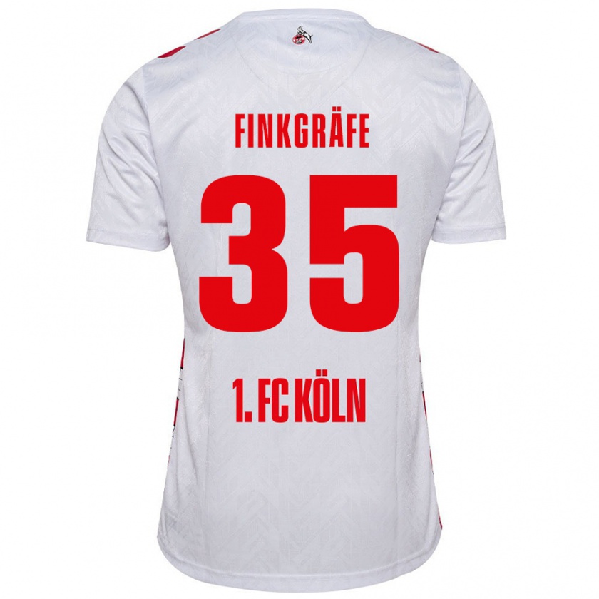 Kandiny Kinder Max Finkgräfe #35 Weiß Rot Heimtrikot Trikot 2024/25 T-Shirt