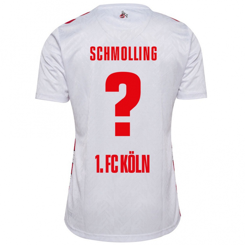 Kandiny Kinder Viktor Schmolling #0 Weiß Rot Heimtrikot Trikot 2024/25 T-Shirt