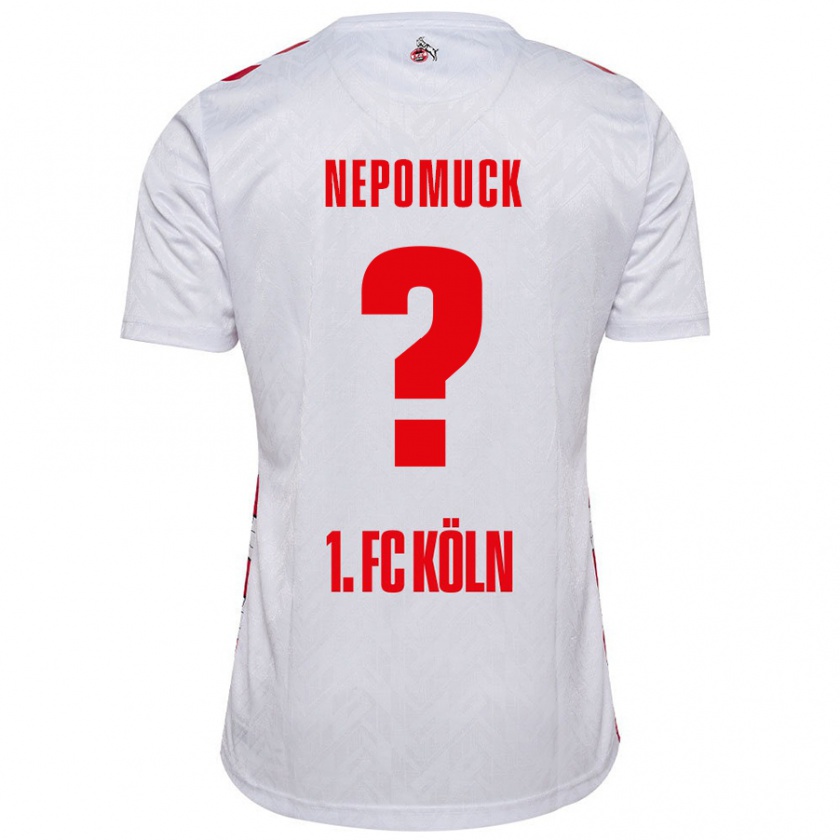 Kandiny Kinder Simon Nepomuck #0 Weiß Rot Heimtrikot Trikot 2024/25 T-Shirt