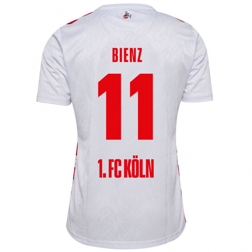 Kandiny Kinder Alena Bienz #11 Weiß Rot Heimtrikot Trikot 2024/25 T-Shirt