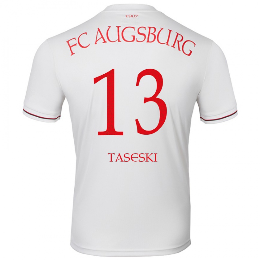 Kandiny Kinder Kristijan Taseski #13 Weiß Heimtrikot Trikot 2024/25 T-Shirt