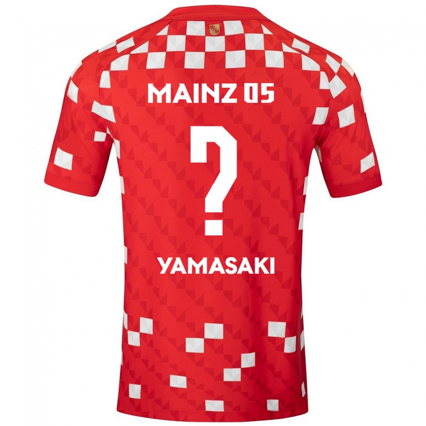 Kandiny Kinder Taiyu Yamasaki #0 Weiß Rot Heimtrikot Trikot 2024/25 T-Shirt