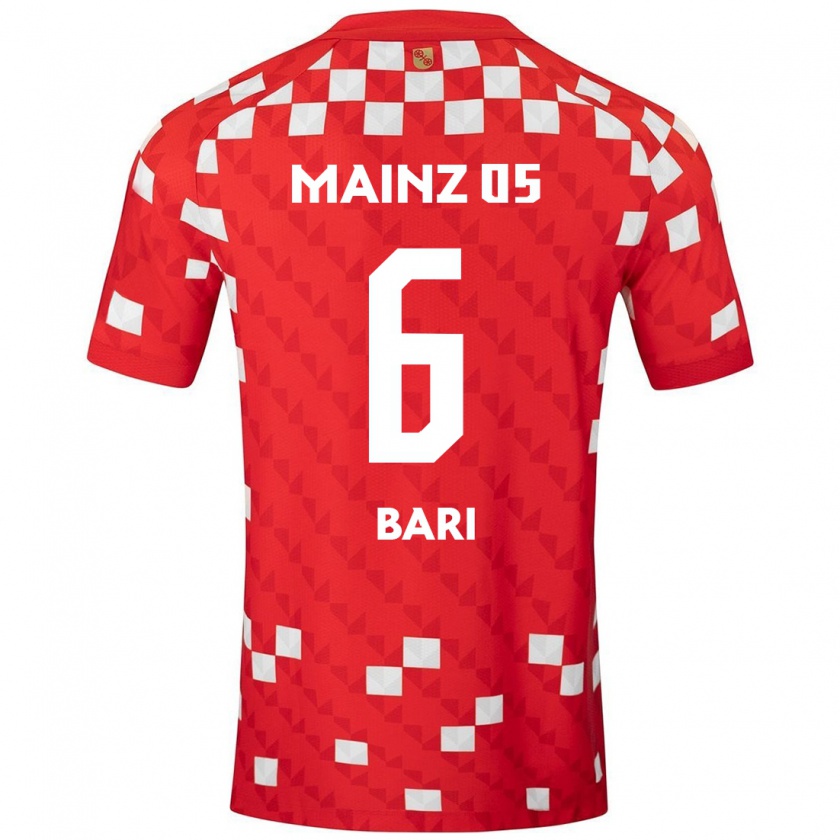 Kandiny Kinder Lorena Bari #6 Weiß Rot Heimtrikot Trikot 2024/25 T-Shirt