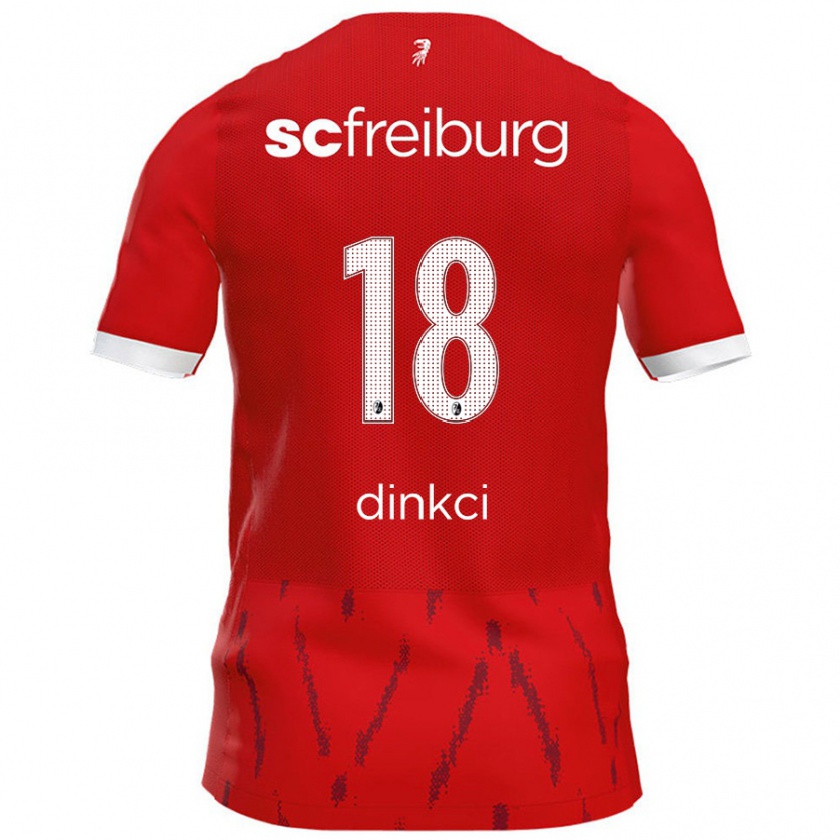 Kandiny Kinder Eren Dinkci #18 Rot Heimtrikot Trikot 2024/25 T-Shirt