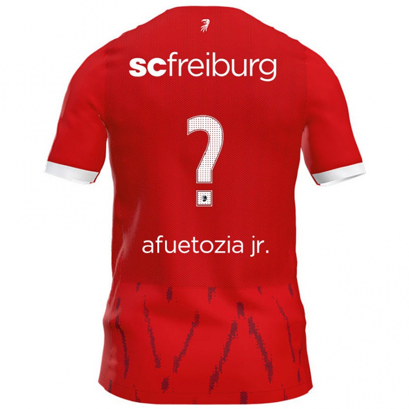 Kandiny Kinder Junior Atemkeng Afuetozia #0 Rot Heimtrikot Trikot 2024/25 T-Shirt