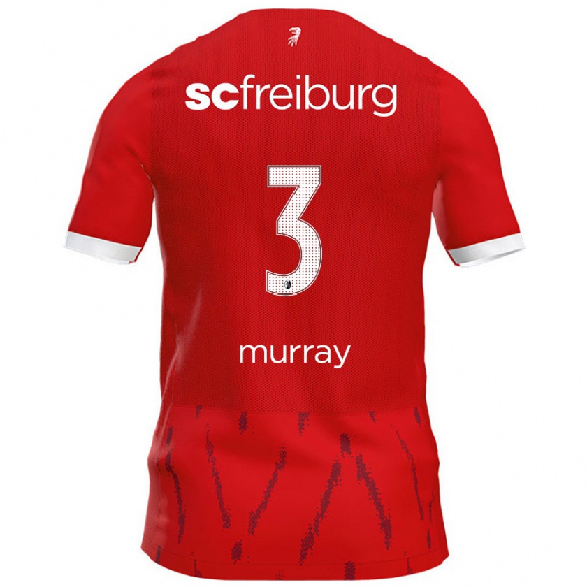 Kandiny Kinder Drew Murray #3 Rot Heimtrikot Trikot 2024/25 T-Shirt