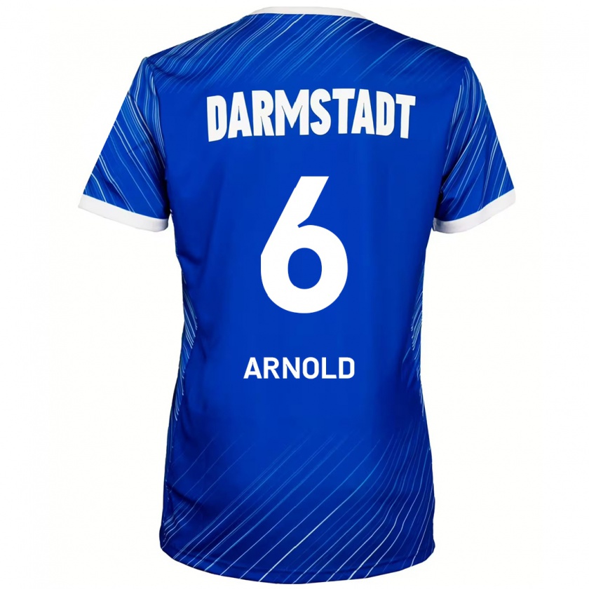 Kandiny Kinder Tim Arnold #6 Blau Weiß Heimtrikot Trikot 2024/25 T-Shirt