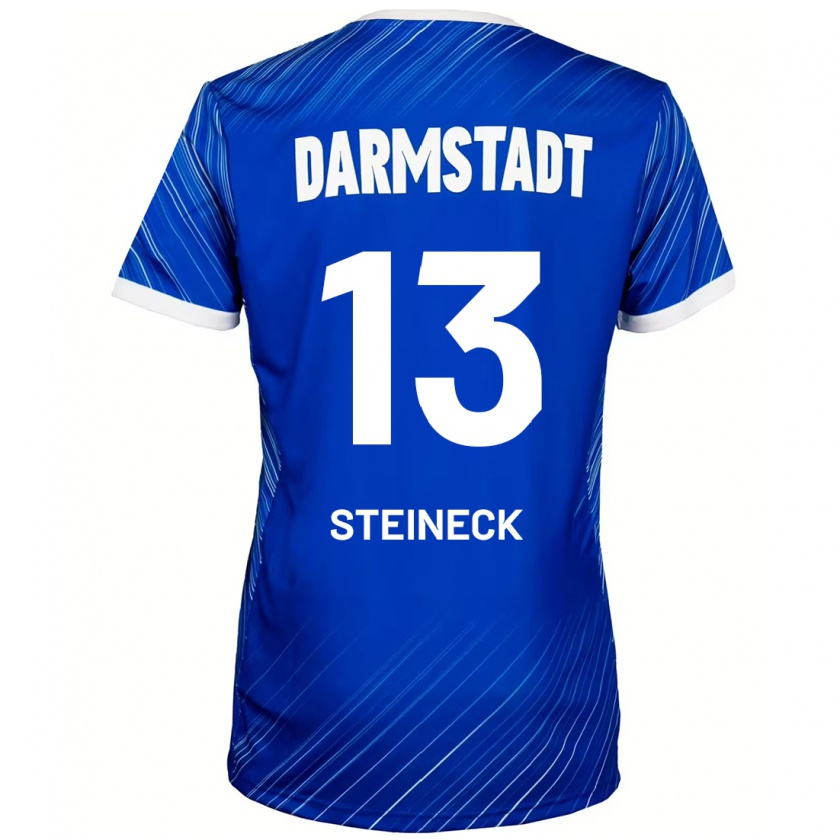 Kandiny Kinder Tom Steineck #13 Blau Weiß Heimtrikot Trikot 2024/25 T-Shirt