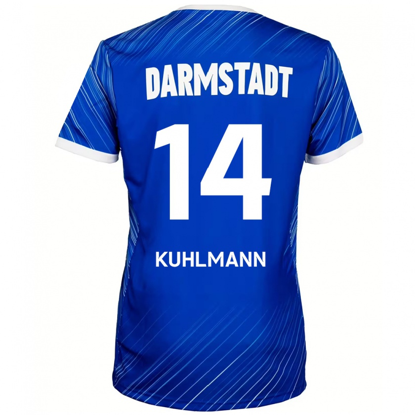 Kandiny Kinder Marcel Kuhlmann #14 Blau Weiß Heimtrikot Trikot 2024/25 T-Shirt