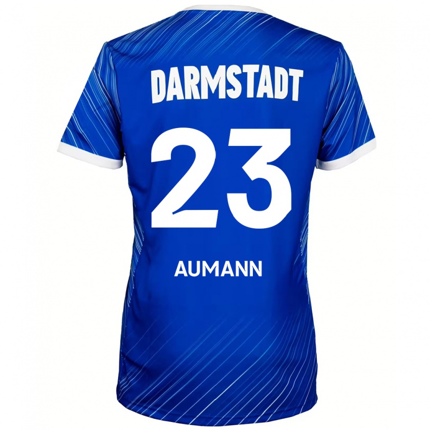 Kandiny Kinder Emil Aumann #23 Blau Weiß Heimtrikot Trikot 2024/25 T-Shirt