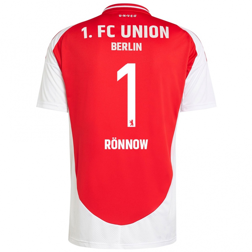 Kandiny Kinder Frederik Rönnow #1 Rot Weiß Heimtrikot Trikot 2024/25 T-Shirt