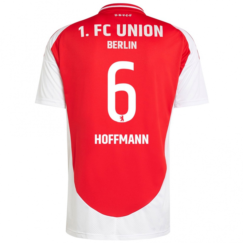 Kandiny Kinder Finn Hoffmann #6 Rot Weiß Heimtrikot Trikot 2024/25 T-Shirt