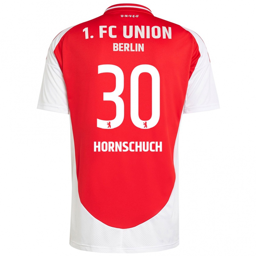 Kandiny Kinder Sarah Hornschuch #30 Rot Weiß Heimtrikot Trikot 2024/25 T-Shirt