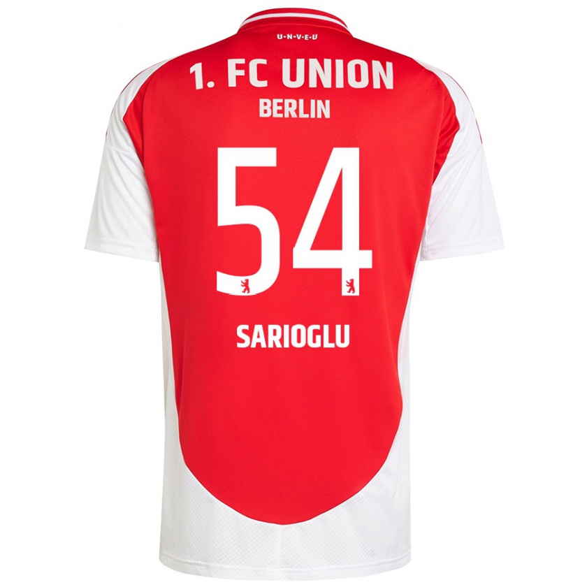 Kandiny Kinder Defne Sarıoğlu #54 Rot Weiß Heimtrikot Trikot 2024/25 T-Shirt