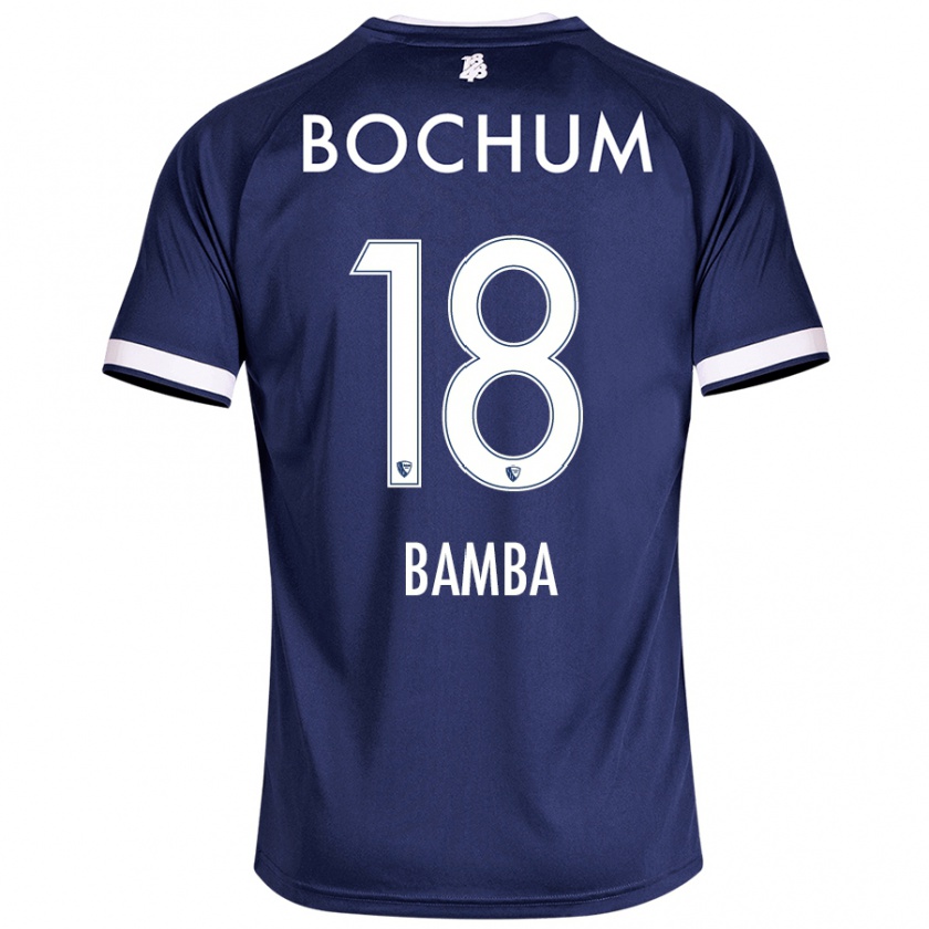 Kandiny Kinder Samuel Bamba #18 Dunkelblau Heimtrikot Trikot 2024/25 T-Shirt