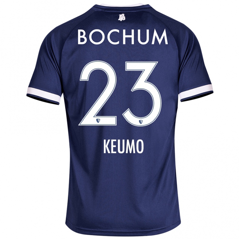 Kandiny Kinder Owono-Darnell Keumo #23 Dunkelblau Heimtrikot Trikot 2024/25 T-Shirt