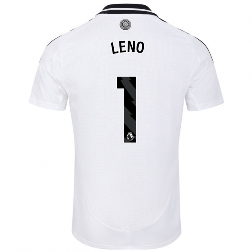 Kandiny Kinder Bernd Leno #1 Weiß Heimtrikot Trikot 2024/25 T-Shirt