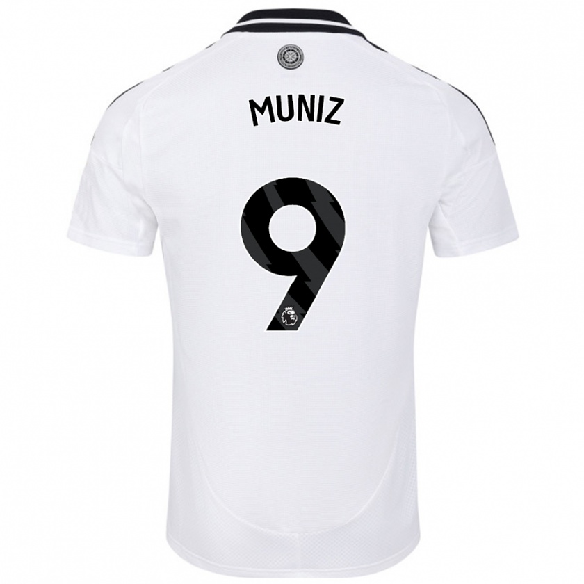 Kandiny Kinder Rodrigo Muniz #9 Weiß Heimtrikot Trikot 2024/25 T-Shirt