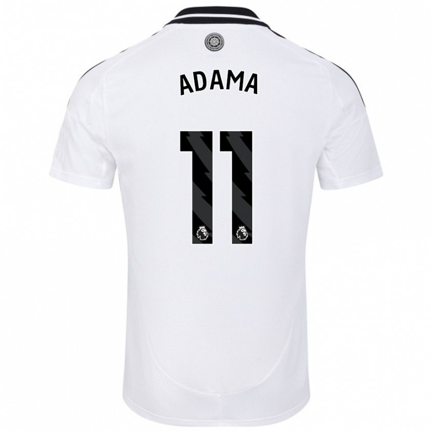 Kandiny Kinder Adama Traoré #11 Weiß Heimtrikot Trikot 2024/25 T-Shirt