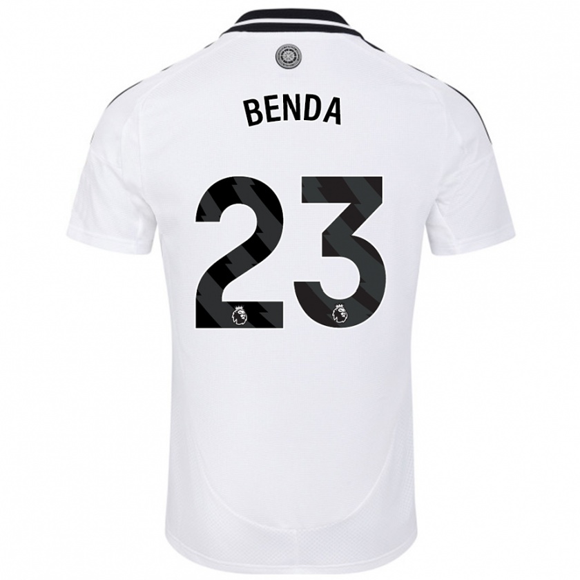 Kandiny Kinder Steven Benda #23 Weiß Heimtrikot Trikot 2024/25 T-Shirt