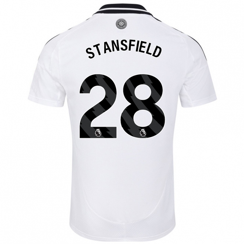 Kandiny Kinder Jay Stansfield #28 Weiß Heimtrikot Trikot 2024/25 T-Shirt