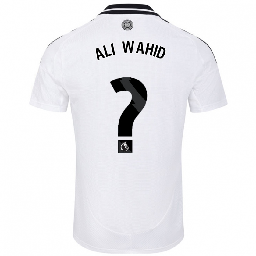 Kandiny Kinder Farhaan Ali Wahid #0 Weiß Heimtrikot Trikot 2024/25 T-Shirt