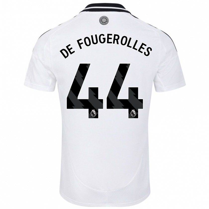 Kandiny Kinder Luc De Fougerolles #44 Weiß Heimtrikot Trikot 2024/25 T-Shirt