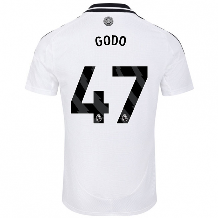 Kandiny Kinder Martial Godo #47 Weiß Heimtrikot Trikot 2024/25 T-Shirt