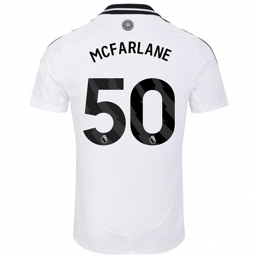 Kandiny Kinder Callum Mcfarlane #50 Weiß Heimtrikot Trikot 2024/25 T-Shirt