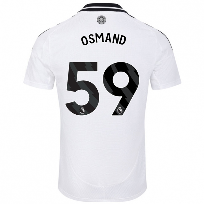 Kandiny Kinder Callum Osmand #59 Weiß Heimtrikot Trikot 2024/25 T-Shirt