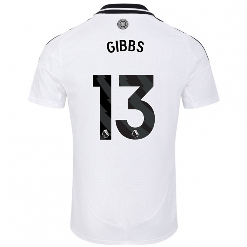 Kandiny Kinder Frankie Gibbs #13 Weiß Heimtrikot Trikot 2024/25 T-Shirt