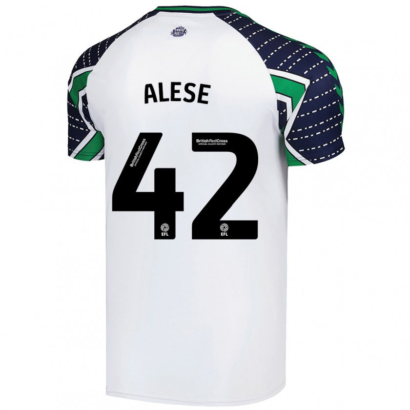 Kandiny Kinder Aji Alese #42 Weiß Auswärtstrikot Trikot 2024/25 T-Shirt