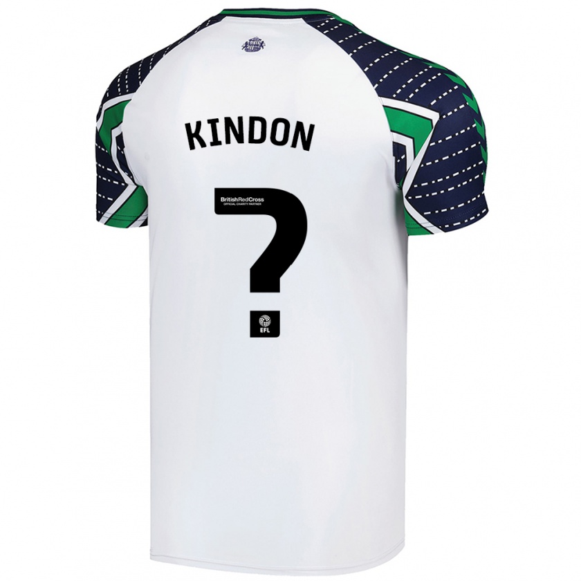 Kandiny Kinder Ben Kindon #0 Weiß Auswärtstrikot Trikot 2024/25 T-Shirt