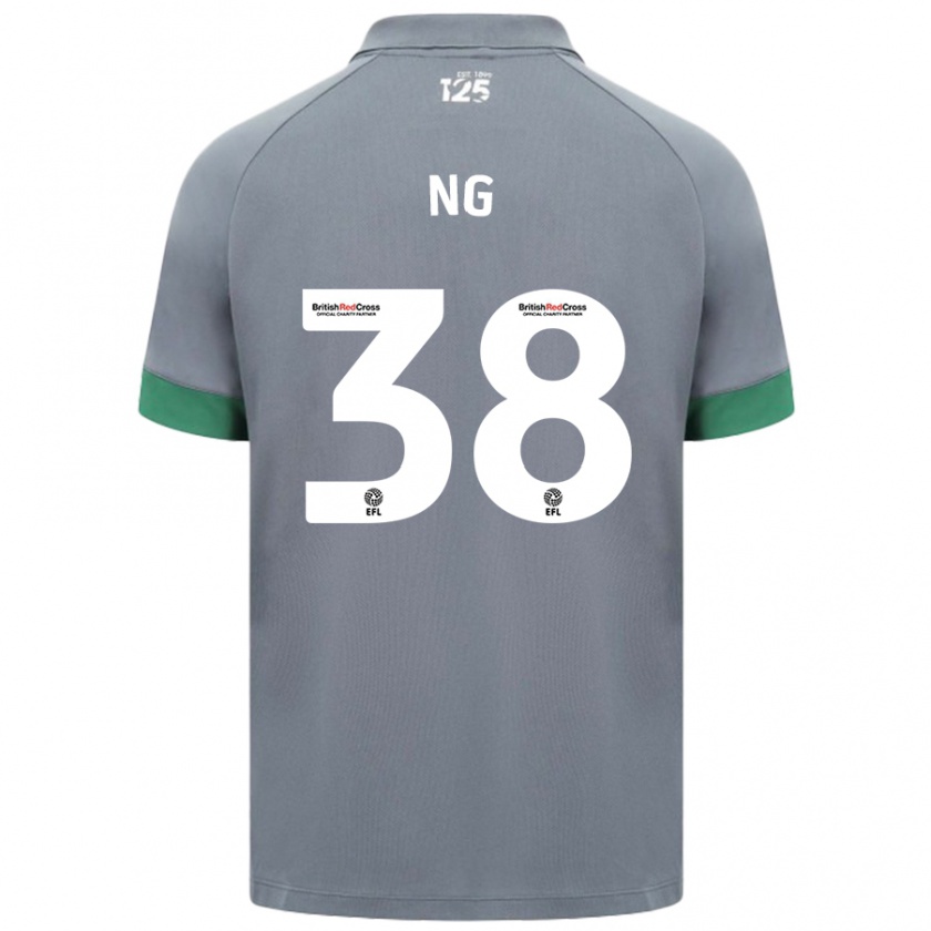 Kandiny Kinder Perry Ng #38 Dunkelgrau Auswärtstrikot Trikot 2024/25 T-Shirt