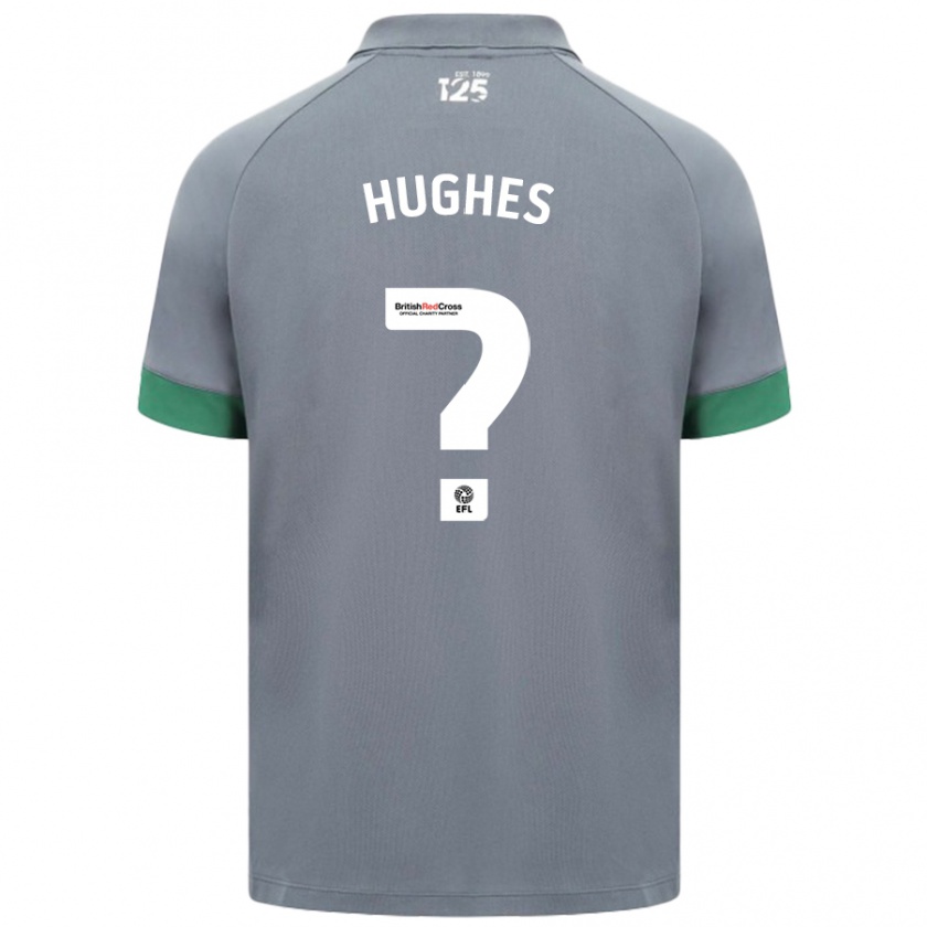 Kandiny Kinder Caleb Hughes #0 Dunkelgrau Auswärtstrikot Trikot 2024/25 T-Shirt