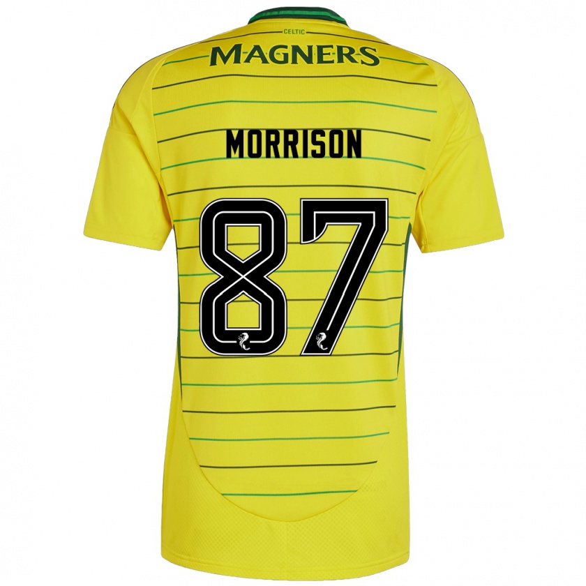 Kandiny Kinder Joe Morrison #87 Gelb Auswärtstrikot Trikot 2024/25 T-Shirt