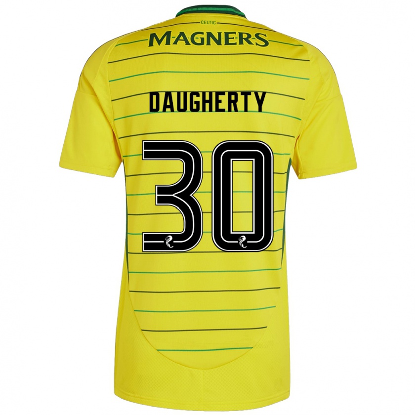 Kandiny Kinder Kelsey Daugherty #30 Gelb Auswärtstrikot Trikot 2024/25 T-Shirt