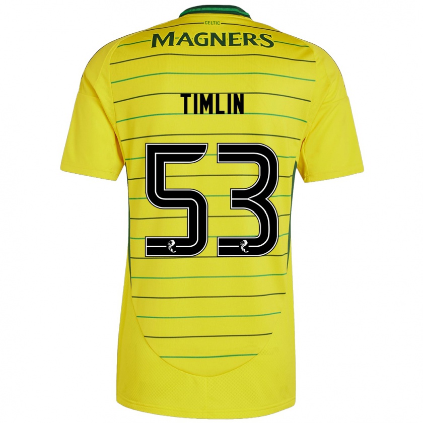 Kandiny Kinder Sophie Timlin #53 Gelb Auswärtstrikot Trikot 2024/25 T-Shirt