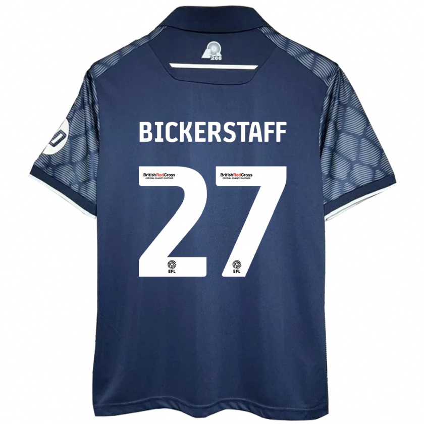 Kandiny Kinder Jake Bickerstaff #27 Schwarz Auswärtstrikot Trikot 2024/25 T-Shirt