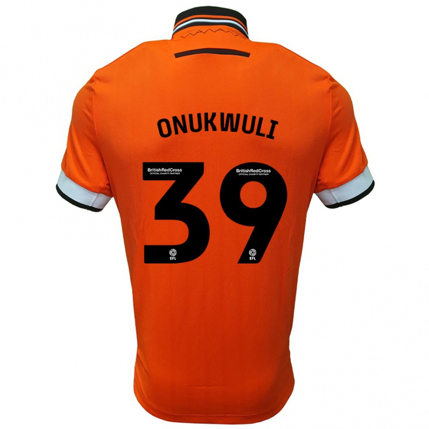 Kandiny Kinder Favour Onukwuli #39 Orange Weiß Auswärtstrikot Trikot 2024/25 T-Shirt