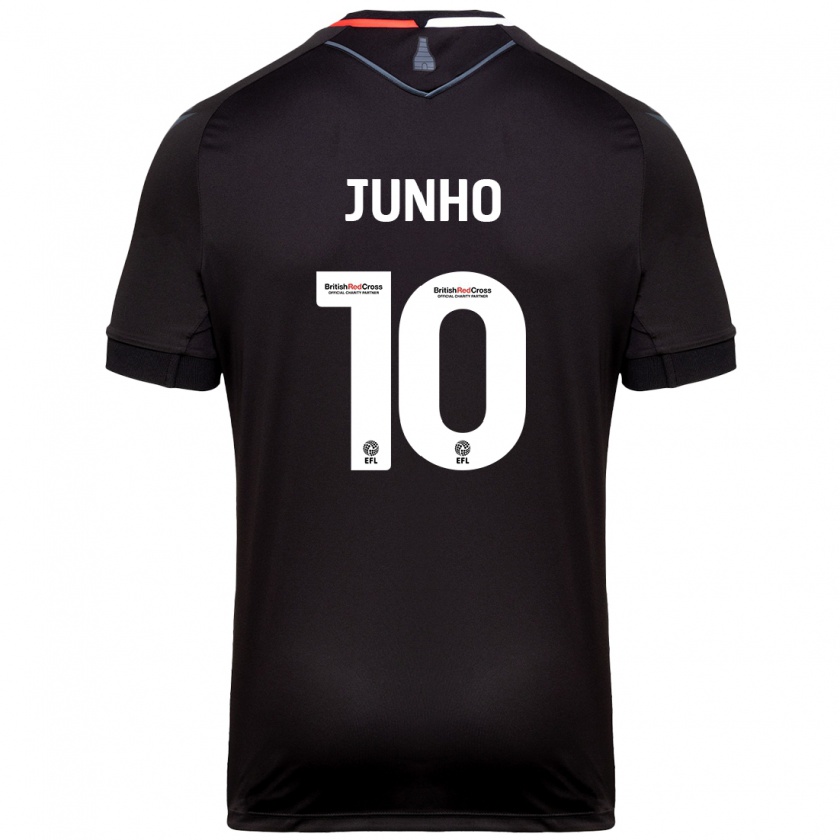 Kandiny Kinder Jun-Ho Bae #10 Schwarz Auswärtstrikot Trikot 2024/25 T-Shirt