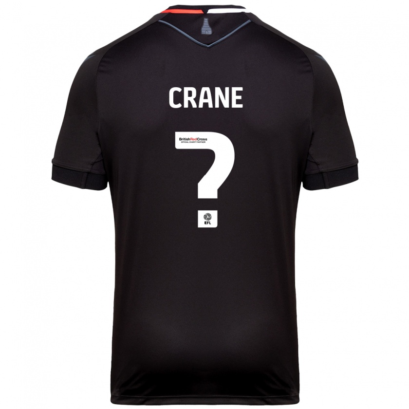 Kandiny Kinder Harry Crane #0 Schwarz Auswärtstrikot Trikot 2024/25 T-Shirt