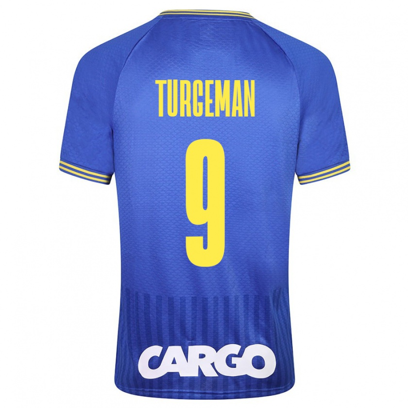 Kandiny Kinder Dor Turgeman #9 Weiß Auswärtstrikot Trikot 2024/25 T-Shirt