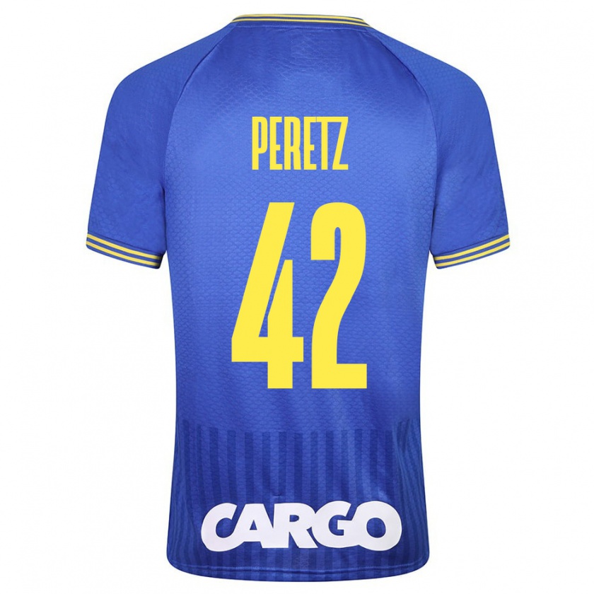 Kandiny Kinder Dor Peretz #42 Weiß Auswärtstrikot Trikot 2024/25 T-Shirt