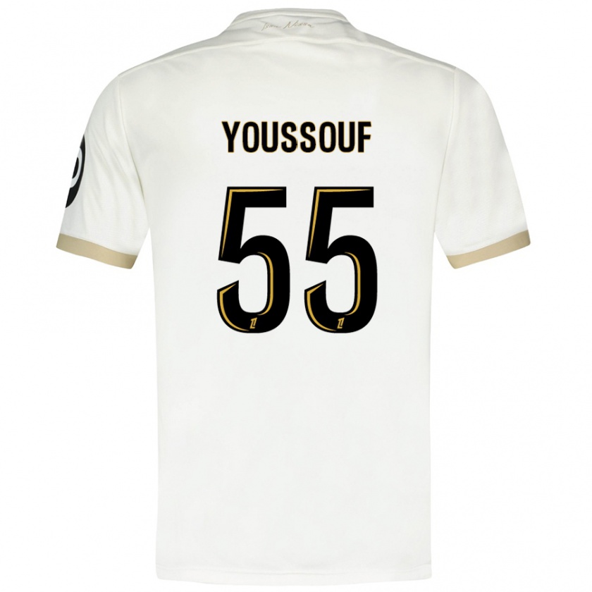 Kandiny Kinder Youssouf Ndayishimiye #55 Weißgold Auswärtstrikot Trikot 2024/25 T-Shirt