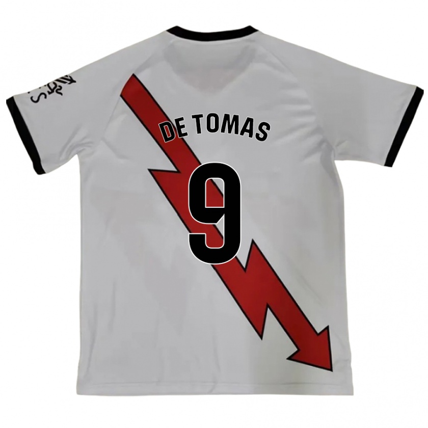 Kandiny Kinder Raúl De Tomás #9 Rot Auswärtstrikot Trikot 2024/25 T-Shirt