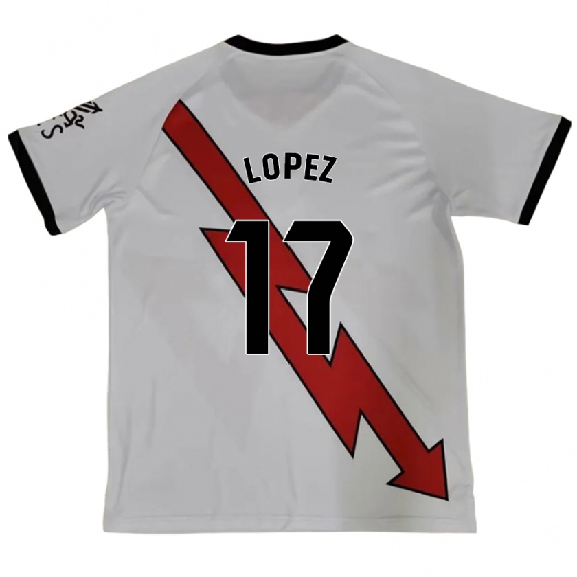 Kandiny Kinder Unai López #17 Rot Auswärtstrikot Trikot 2024/25 T-Shirt