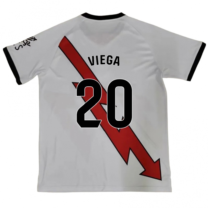 Kandiny Kinder David Viega #20 Rot Auswärtstrikot Trikot 2024/25 T-Shirt