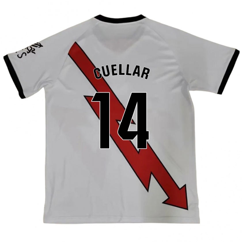 Kandiny Kinder Alberto Cuéllar #14 Rot Auswärtstrikot Trikot 2024/25 T-Shirt